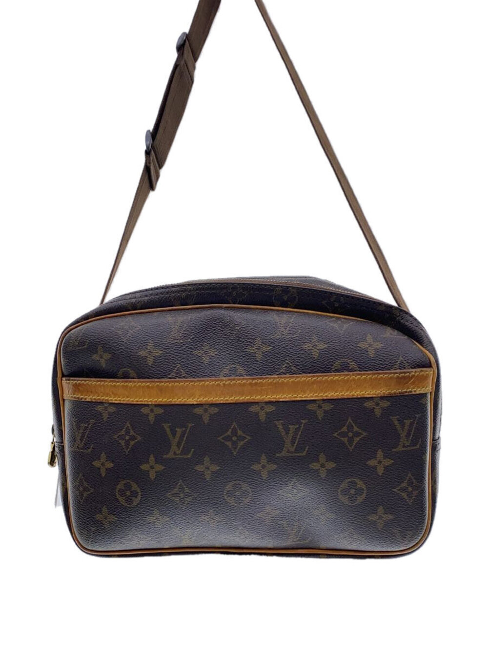 LOUIS VUITTON Reporter Monogram Canvas Brown
